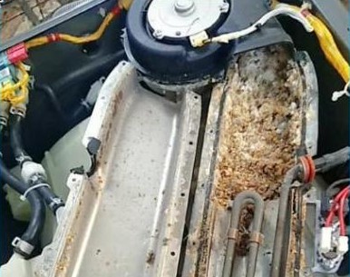 Duto e resistência de secagem com acúmulo