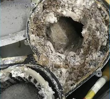 Turbina de secagem tomada por fiapo e resíduo